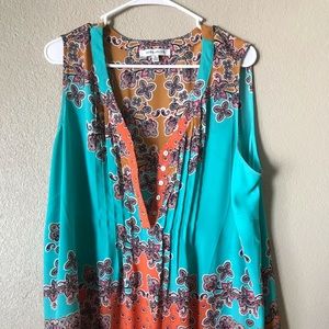 Plus size Sleeveless blouse 2x